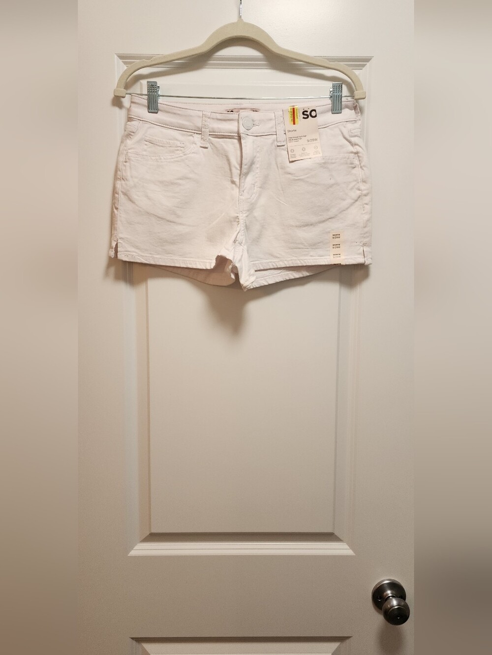 SO White Denim Jean Shorts